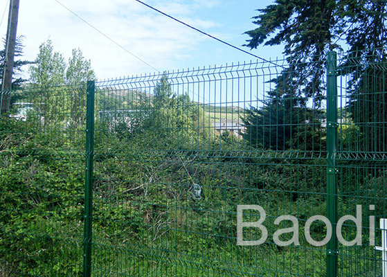 Загородка ячеистой сети зеленого цвета обеспечения безопасности на дорогах шоссе Семи непрозрачная с низкоуглеродистой сталью