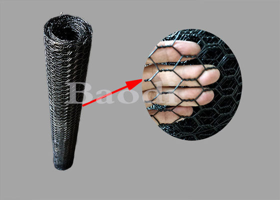 Черная ячеистая сеть мелкоячеистой сетки птицы с структурой отверстия сетки гибкости шестиугольной