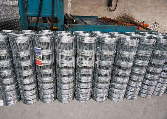 Горячая окунутая гальванизированная сплетенная суставным сочленением решетка загородки поля прямоугольная