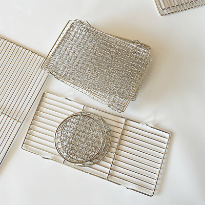 Нержавеющая сталь BBQ Grill Grate Barbecue Wire Mesh с 12 мм проволокой расстояние и простой тканей