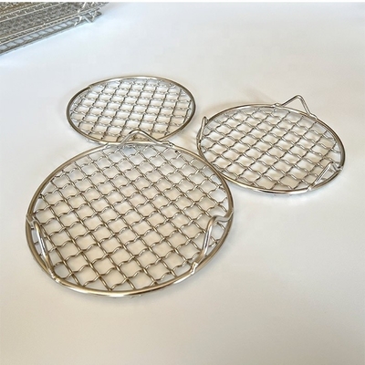 Угли BBQ Grill Mesh Неприкасаемая и прочная нержавеющая сталь для легкого обжарки 2 см / 5 см Ноги / ноги