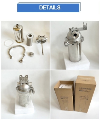 DEF Filter Housing 2,5*10 дюймов Полированный SS304 Префильтр Housing 15T/H Поток