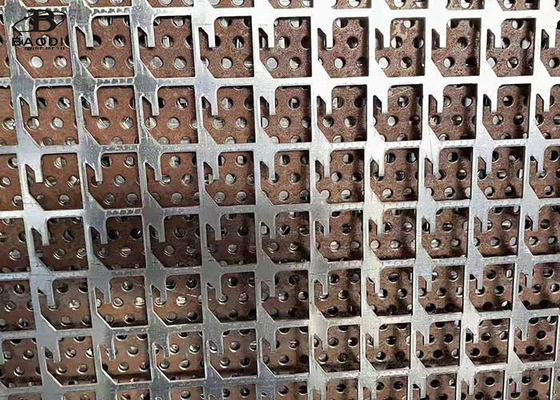 Сетка металла квадратного отверстия толщины 0.5-3.5mm листа пефорированная