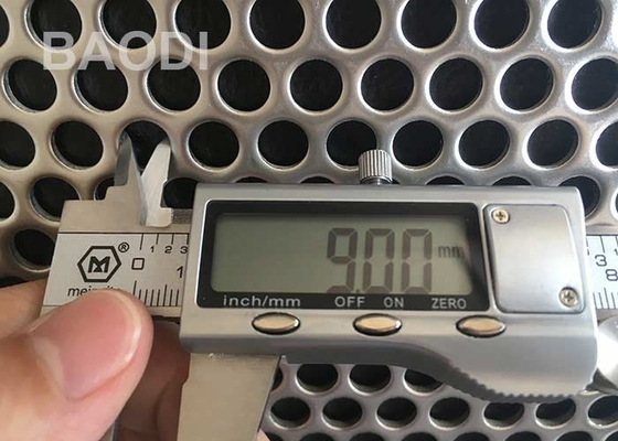 Отверстие пефорированное 316L сетки нержавеющей стали 304 круглое 1m x 2m