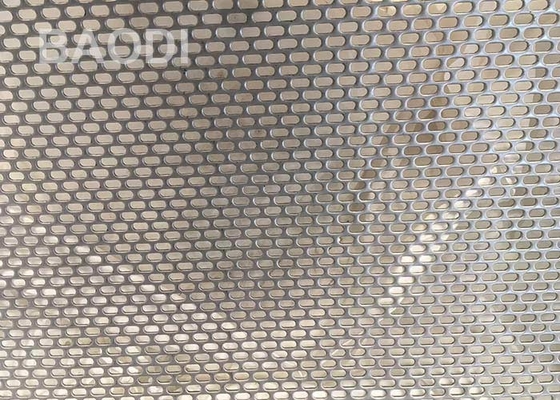 1X2M гальванизировало прорезанный пефорированный отверстием экран сетки нержавеющей стали для минирования